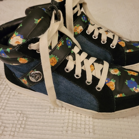 Coach Shoes - Coach Pembroke Floral Hightop Sneaker | 9.5